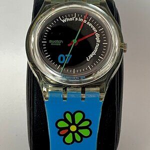 Designer Swatch Watch Blue Icon #SKK125 2002
